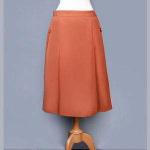 Vintage GUCCI Designer Skirt, Logo Button